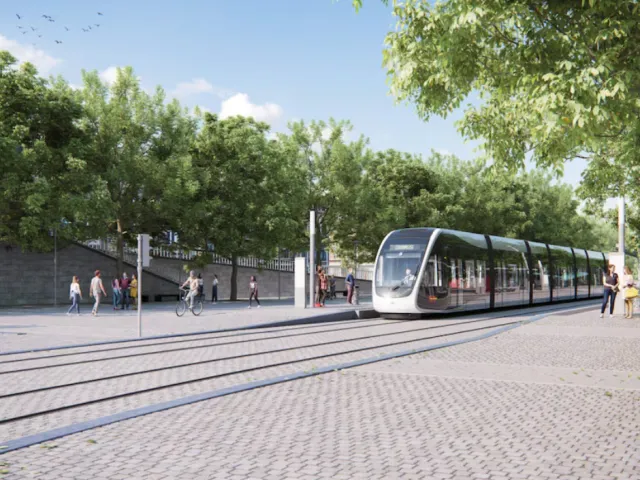 Tram à Liège